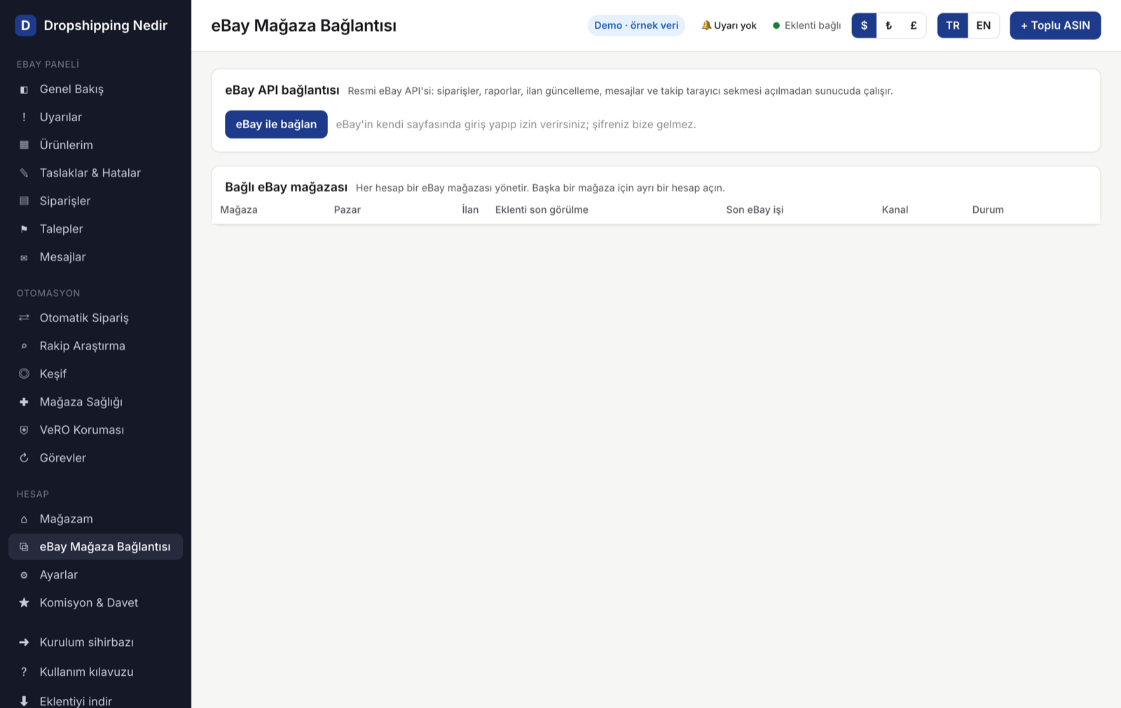 eBay Mağaza Bağlantısı: 